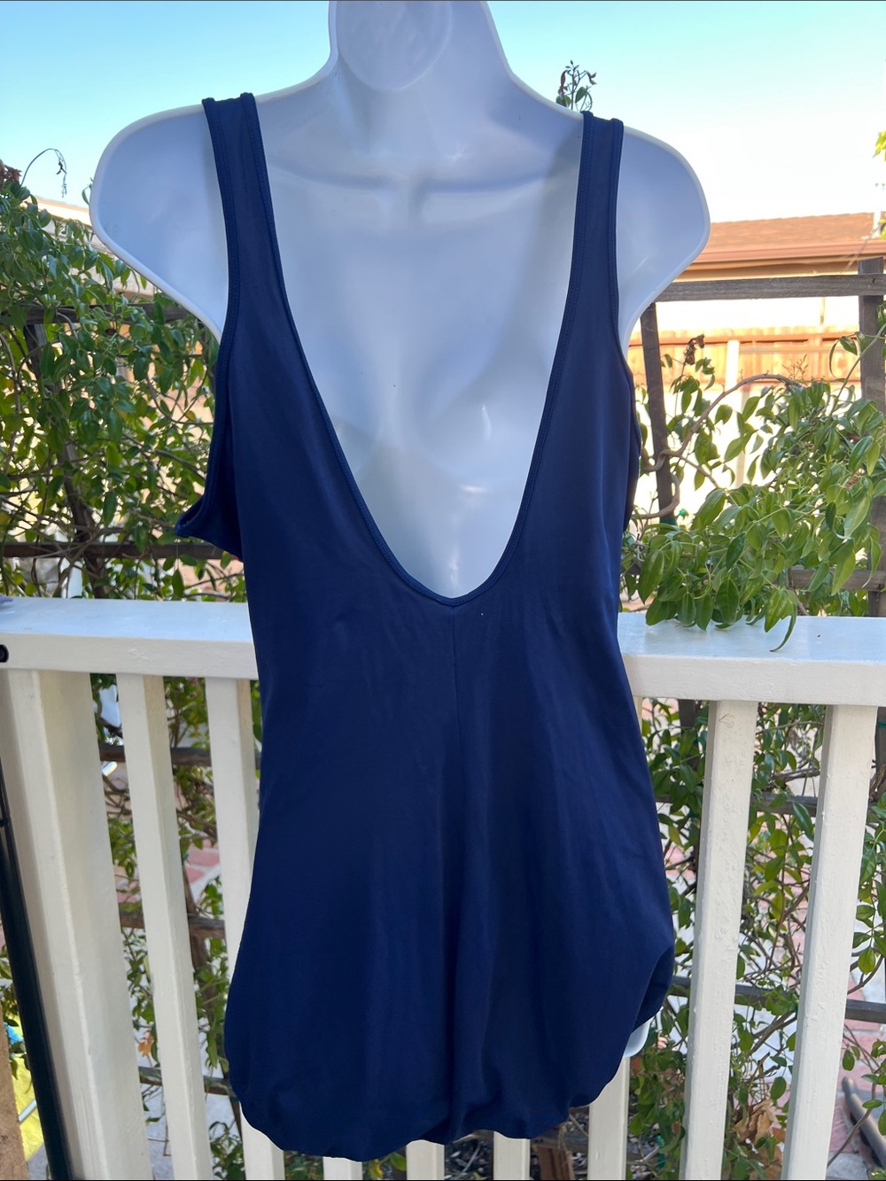 Tropical Floral XL One-Piece Swimsuit in Navy with Pink & Red Print LAND’S END - Picture 7 of 11